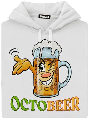 Octobeer dámská mikina klokanka White