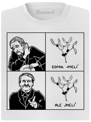 Cimrman: Copak jmelí dámské sportovní tričko White