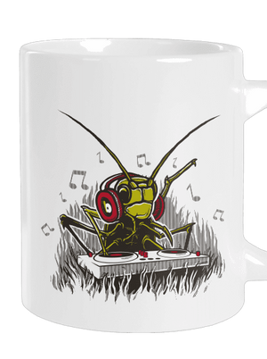 DJ cvrček velký hrnek White