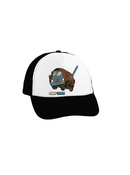 Obi-Van kšiltovka truckerka Black cap