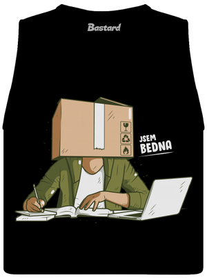 Jsem bedna dámské tílko volné Black