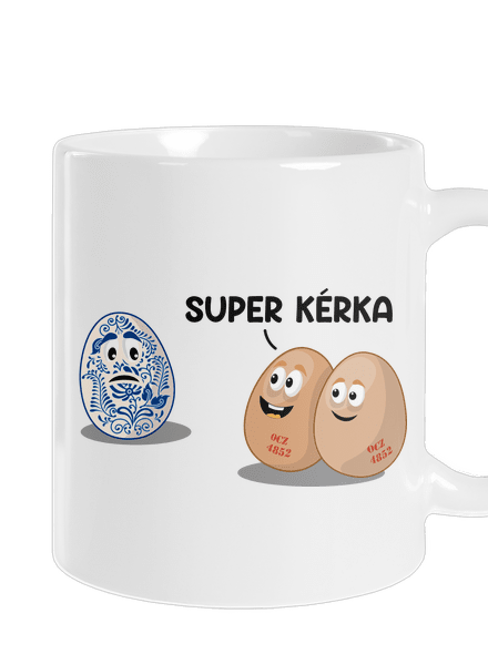 Super kérka klasický hrnek White