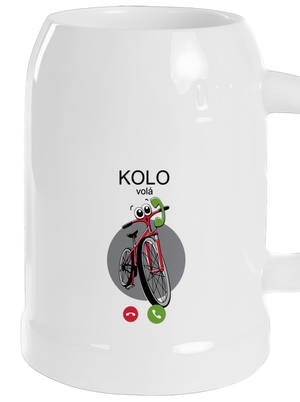 Kolo volá půllitr White