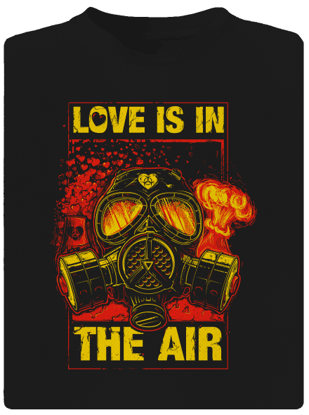 Love is in the Air pánské sportovní tričko Black
