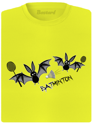 Batminton dámské sportovní tričko Neon Yellow