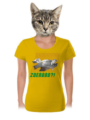 B18: Bába pod kořenem dámské tričko Yellow