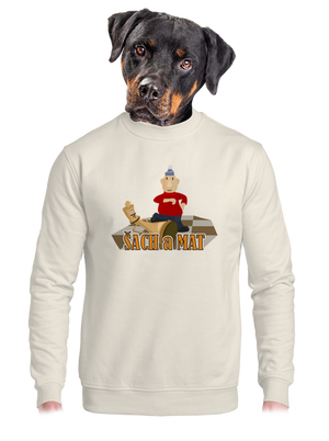 unisex mikina bez kapuce