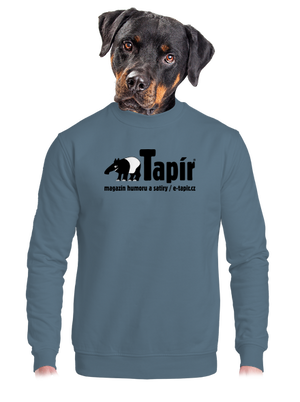 unisex mikina bez kapuce