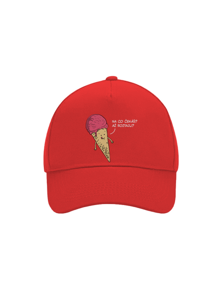 Zmrzlina kšiltovka baseballka Classic Red
