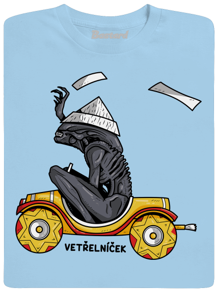 Vetřelníček pánské tričko Sky Blue