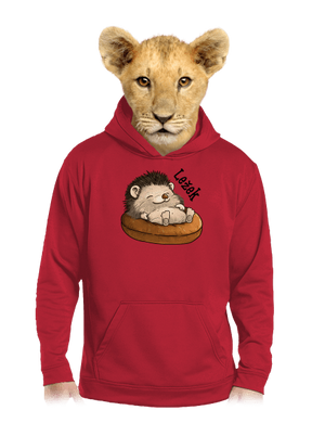 Ležek dětská mikina klokanka Fire Red