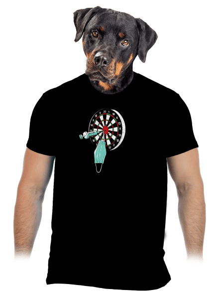 Zásah pánské tričko Black