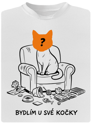Bydlím u své kočky dětské sportovní tričko White