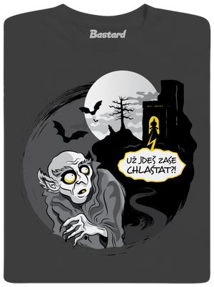 Nosferatu pánské dlouhý rukáv Dark Grey