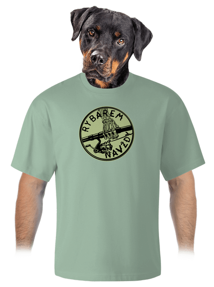 Rybářem navždy  unisex tričko oversized Sage