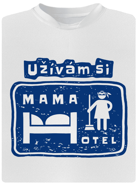 Mama Hotel pánské sportovní tričko White