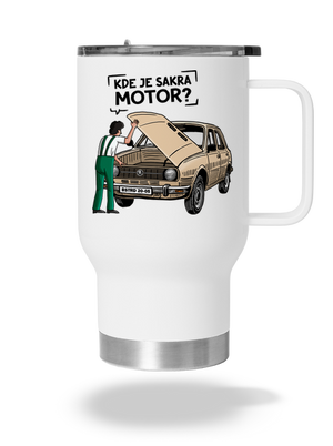 Kde je motor? termohrnek White