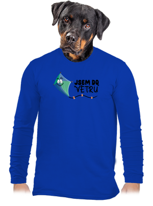 Do větru pánské dlouhý rukáv Royal Blue