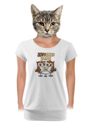 Sovygnon dámské tričko s lemem White