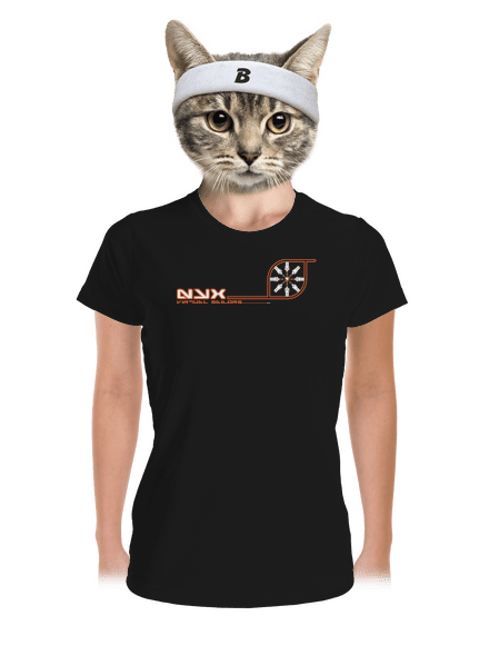 NYX Virtual Sailors dámské sportovní tričko Black