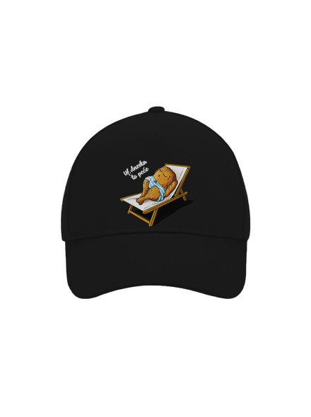 Dneska to peče kšiltovka baseballka Black