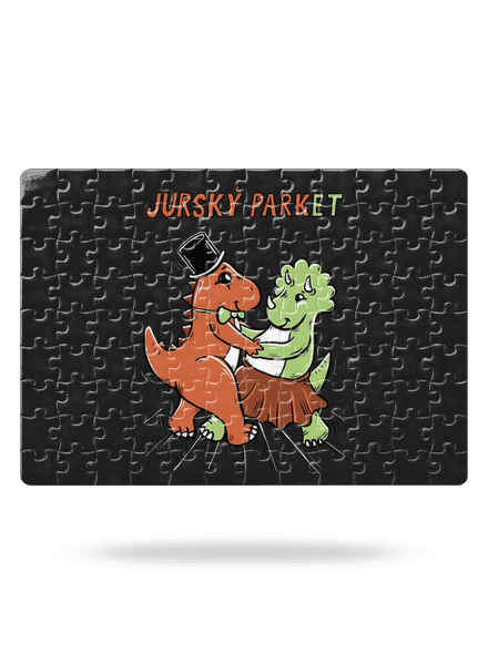 Jurský parket puzzle White