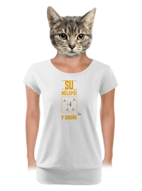 dámské tričko s lemem