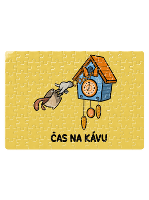 Čas na kávu puzzle White