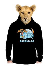 dětská mikina klokanka