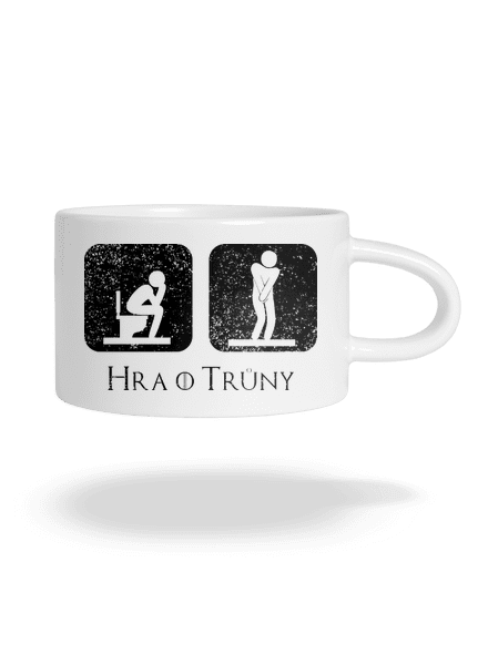 Hra o trůny hrnek makronka White