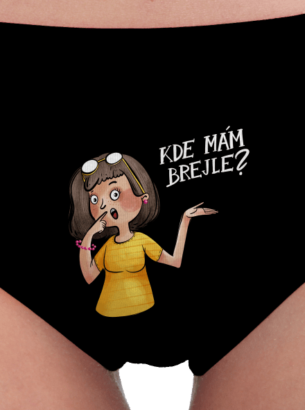 Kde mám brejle dámské kalhotky Black