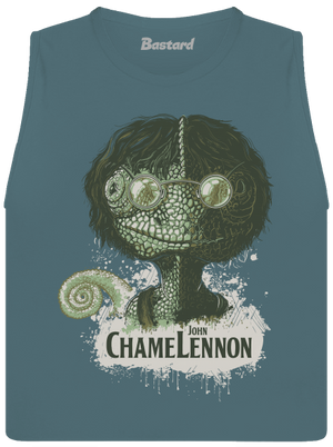 ChameLennon dámské tílko volné Heather Deep Teal
