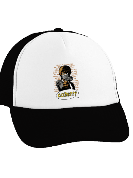 Jules kšiltovka truckerka Black cap