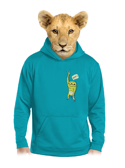 Lenochodík dětská mikina klokanka Hawaiian Blue