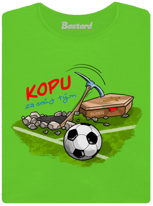 Kopu za svůj tým dámské tričko Apple Green