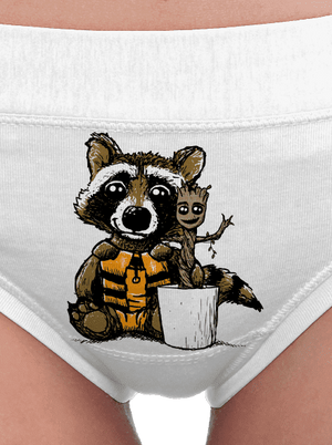 Strážci galaxie dámské kalhotky White