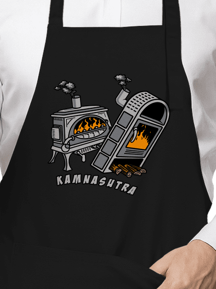 Kamnasutra zástěra Black