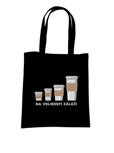 Na velikosti záleží taška Black