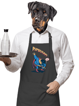 Pupekman zástěra Dark Grey