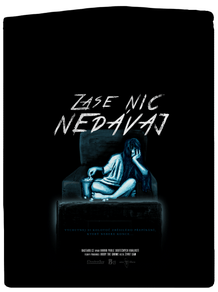 B13: Zase nic nedávaj pánská mikina na zip Black