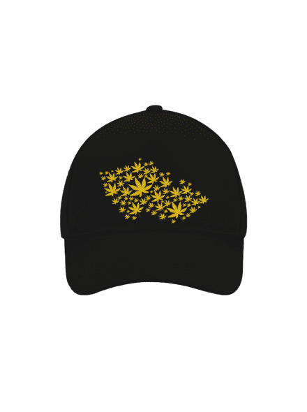 Ganja country kšiltovka baseballka Black