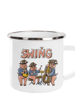 Swiňg plecháček White