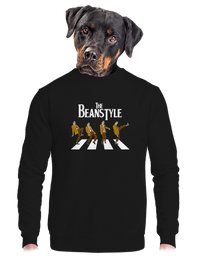 unisex mikina bez kapuce