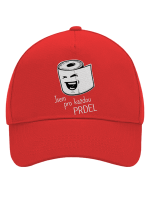 Prdel kšiltovka baseballka Classic Red