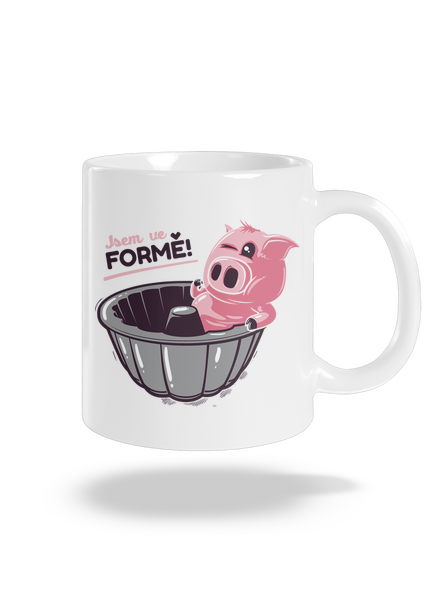 Ve formě klasický hrnek White
