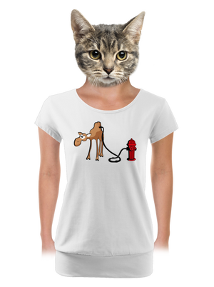 dámské tričko s lemem