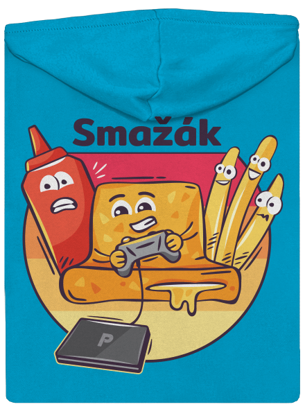 Smažák dámská mikina na zip Blue Atol