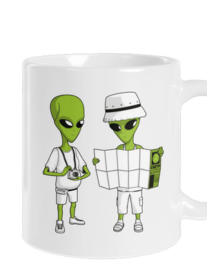 Mimozemšťané klasický hrnek White