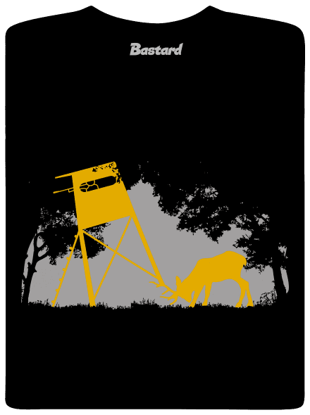 Lesní harmonie pánské tričko Black