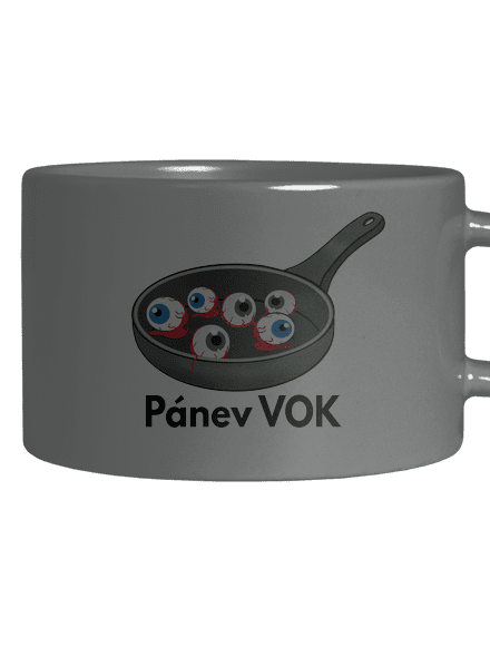 Pánev vok hrnek makronka Grey Macaron